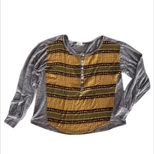 Baea size medium mixed design shirt